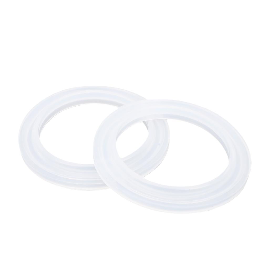 2 Pcs 51mm Silicone Steam Ring Replacement for Petrus PE3320 3606 Coffee Machine Grouphead Gasket