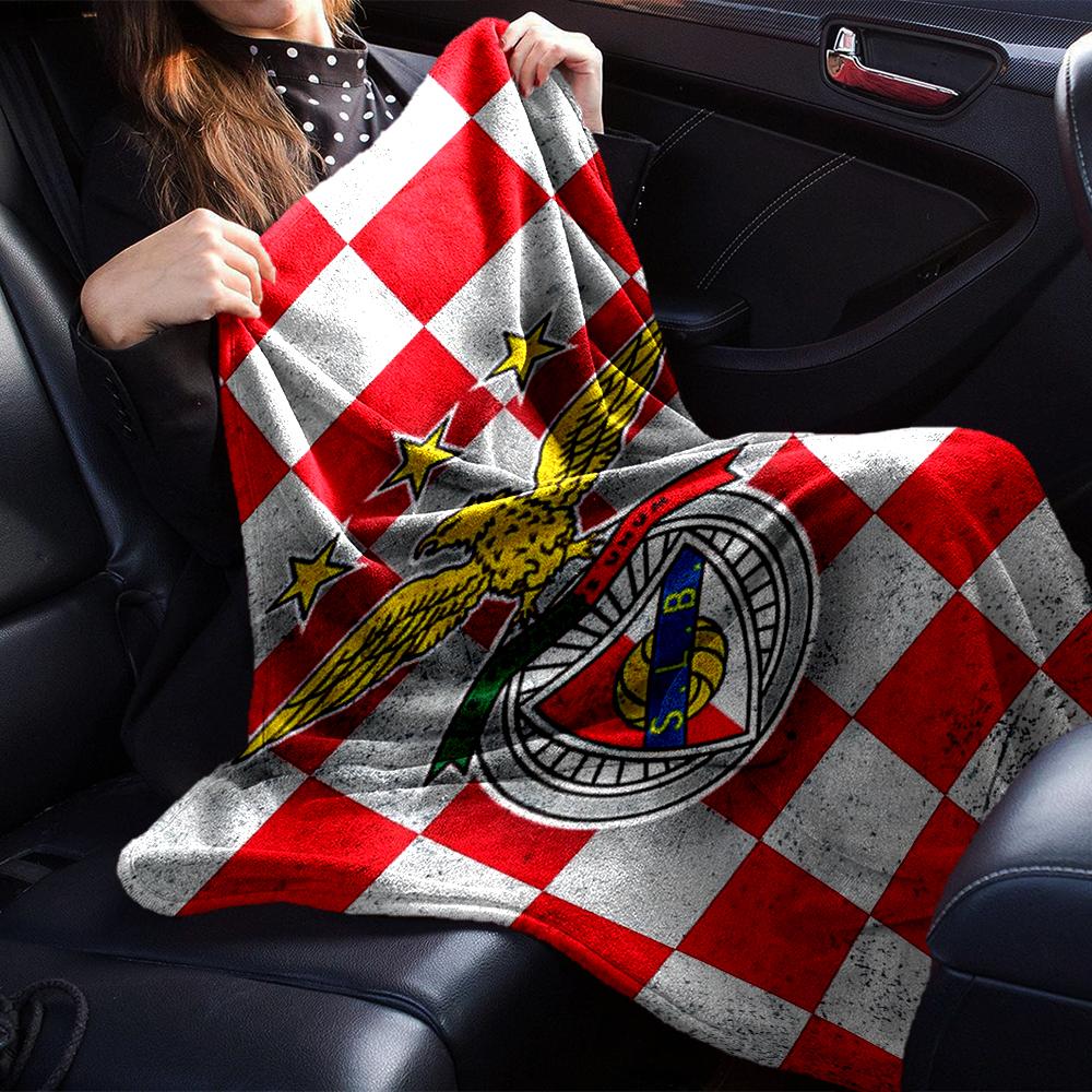 Benfica Motiv Aufdruck Decke - Perfekt für Sofa, Bett, Reisen & Außenbereich | Maschinenwaschbar, Gemütlich & Langlebig.