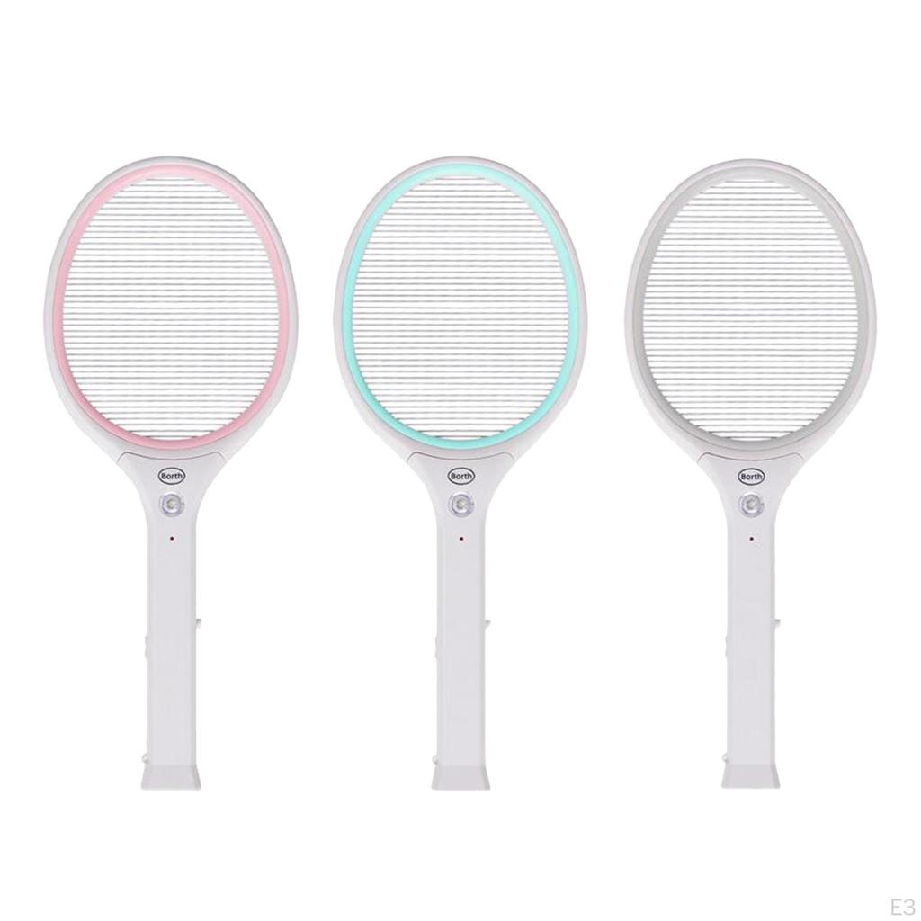 Bug Zapper Mosquito Killer Lamp Comfortable Grip Electric Fly Swatter Racket