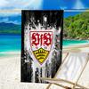 Vfb Fc Crest Printed Beach Towel, Super Soft Microfiber, Perfect Gift Birthday, for Pool, Beach, Travel, for family and friends