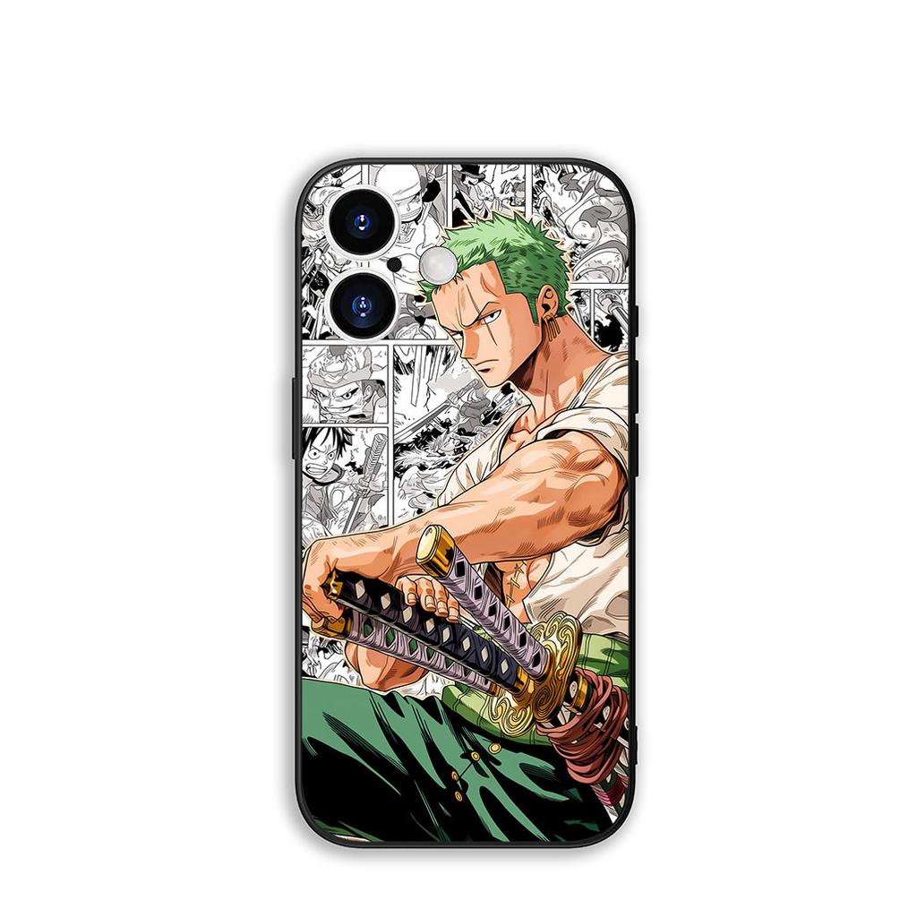 Comics One Piece Roronoa Zoro for Motorola Moto G54 G05 G24 G55 G75 G85 G15 G57 G86 Power Edge 50 30 Ultra Fusion neo Pro Case
