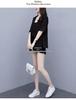2024 Plus Size Summer Fashion 3-Piece Set: Stylish, Belly-Concealing Shorts Suit for Women