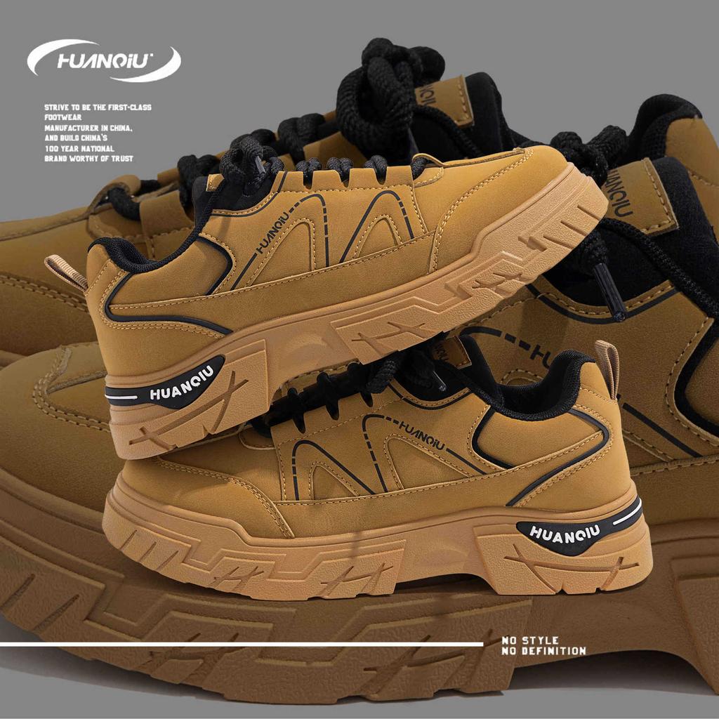 Globale vielseitige lässige Board-Schuhe Sommer neue Herrenschuhe Plateau Martin-Stiefel Retro Outdoor Wanderschuhe ZHQ9079