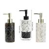 Stylish 300ml Marble Ceramic Soap Dispenser Bottle Empty Bottle Modern Bathroom Decors for Hand Sanitizer & Shampoo