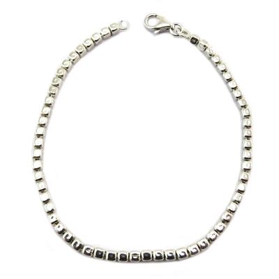 [P9287] - Cubic Silver 'Choreography' Bracelet (rhodium-plated) - 2 Mm