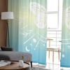 Schmetterling Farbverlauf Linie Blatt Stern Mond Voile Transparente Vorhänge Wohnzimmer Fenster Tüllvorhang Küche Schlafzimmer Vorhänge Heimdeko