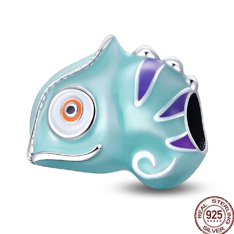 Copper Ocean Series Octopus Starfish Sea Fish Charms Beads Fit 3Mm Bracelets Diy Madam Jewelry Gift