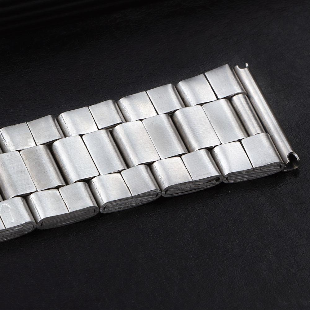 18mm 20mm 22mm Universal Stainless Steel Strap for Samsung Metal Band for Huawei Safefy Folding Buckle for Men Women Bracelet