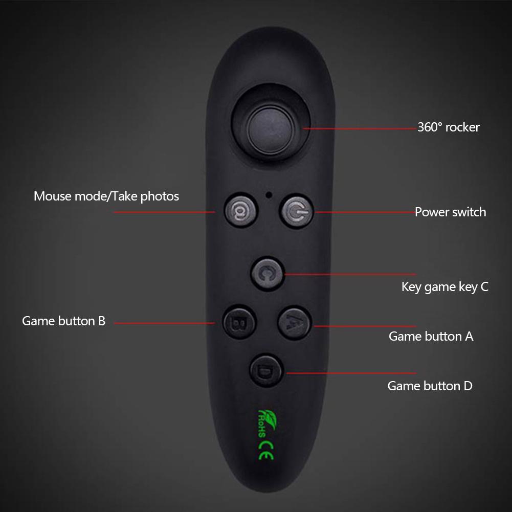 Remote Control For Mobile Phone VR Glasses Wireless Android Smart Phone Gamepad Remote E Book Page Turning Lever