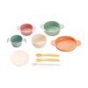 Combi First Baby Food, Umbrella Tableware, Storage Jozu P, 9 Piece Set