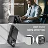 For iPhone 16 Pro Max Case JEEHOOD J09 RFID Blocking Card Holder Leather Back Phone Cover Compatible with MagSafe