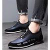 Men's Shoes Fashion Spring New Casual Shoes Soft Sole Leather Shoes Single Cotton Same Style Men's Casual Trend Single Shoes