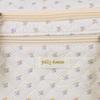 Double Layer Toiletry Bag with Compartments Cotton Makeup Cosmetic Bag Zipper Closure Floral for Toiletries Accessories Brushes