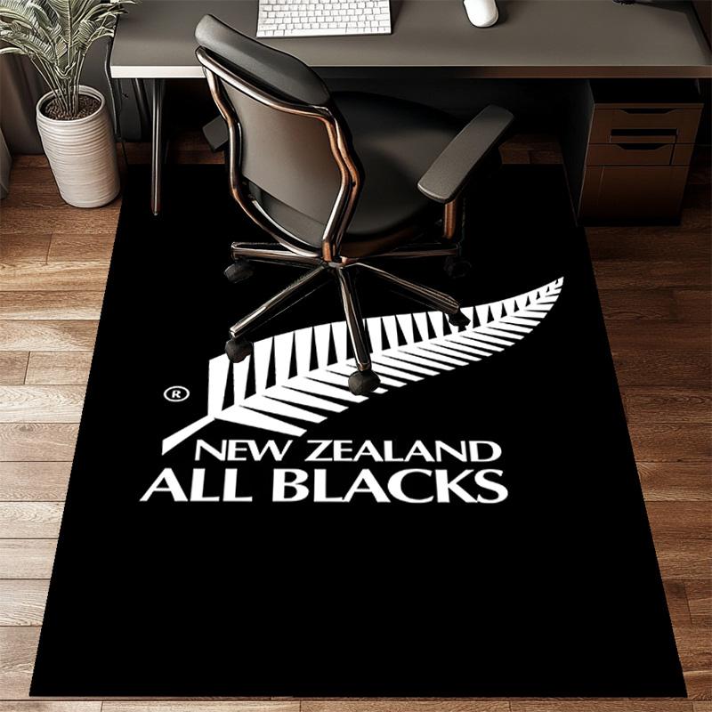 Englang Rugby Rose Emblem Rug Office Floor Mat - Machine Washable for Bedroom, bedroom, livingroom, Room Decor Fan Gifts Christmas