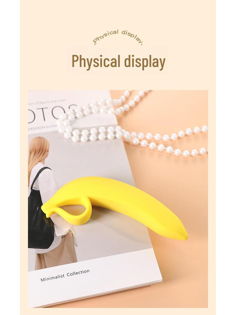 Women's Banana-Shaped Manual Masturbation Toy - 250 Pieces/Box