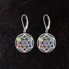 Bohemian Retro European & American Ethnic Style Inlaid Gemstone Earrings