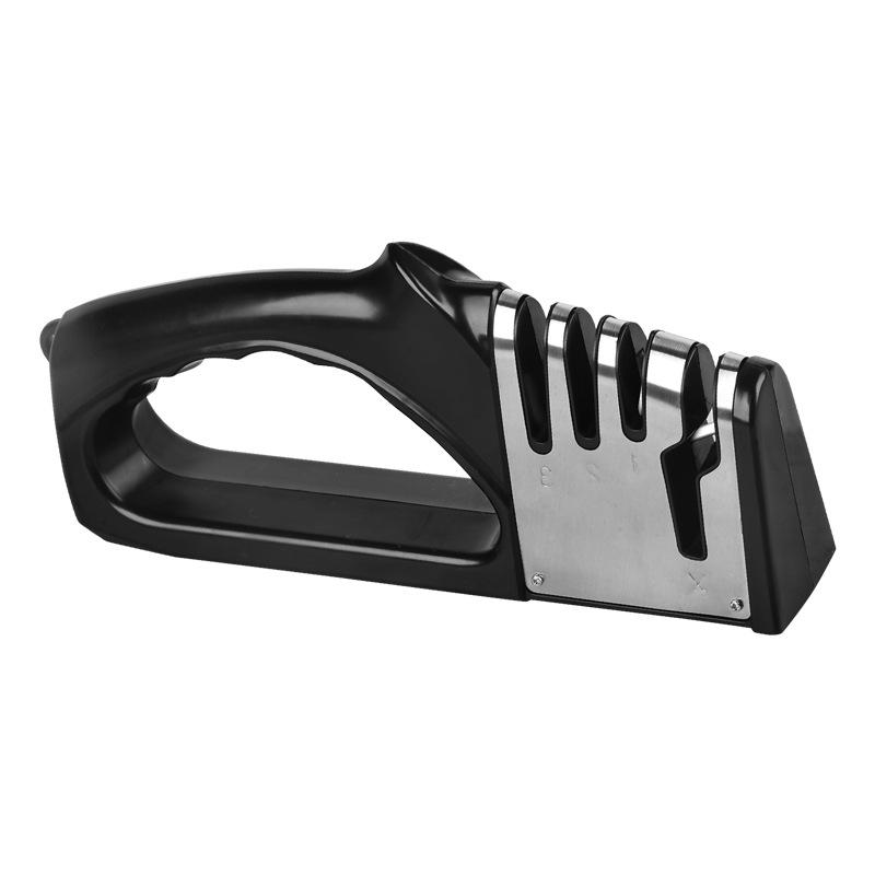 Multifunctional Four-Stage Diamond Knife Sharpener - Household Kitchen Whetstone Gadget