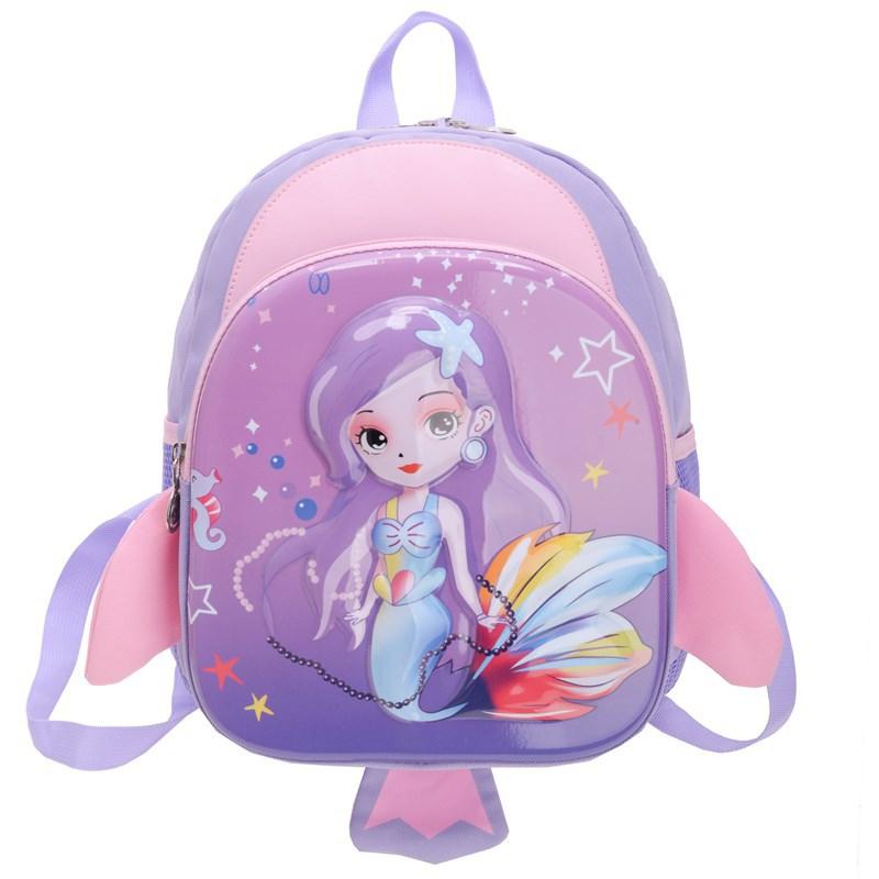 Anti-Lost Primary School Bag Cartoon Cute Foreign Style Printing Boys And Girls Backpack Children'S Bag