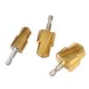 3PCS PPR Pipe Reamer Bits High Carbon Steel PVC Pipe Fitting Expander Step Drill Bit Kit Hex Shank 1