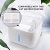Cat Water Fountain Filters Pet Fountain Replacement Filters with Coconut Activated Carbon Suitable for 2L Water Dispenser