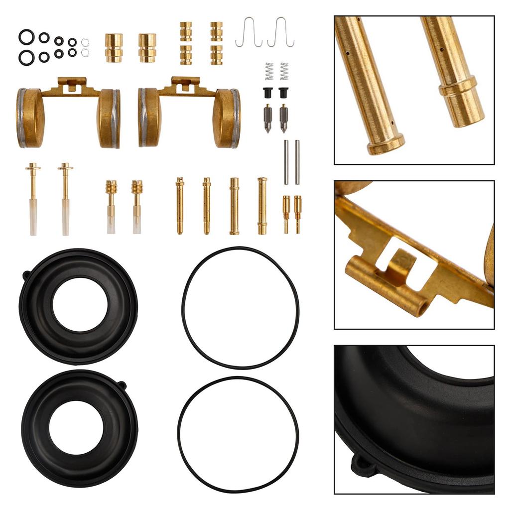 Carburetor Rebuild Repair Kit Fit for Honda CB350 1968-1972 CL350 1968-1973