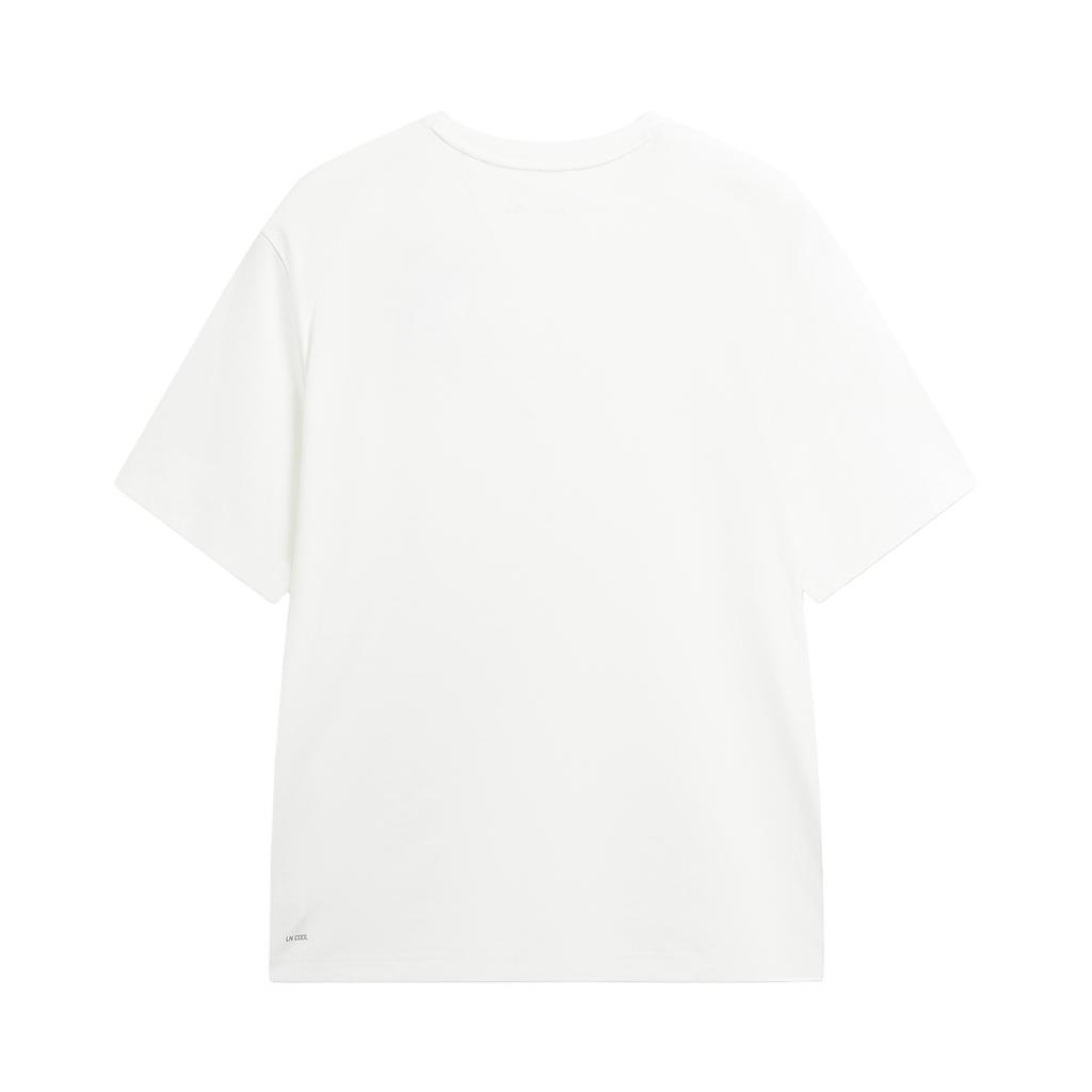 Li Ning Sports Life Collection T-Shirt Unisex Weiß ATSW283-1