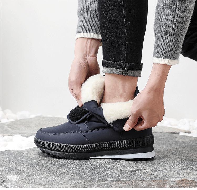 Pánské zesílené zimní sněhule pro seniory - Plus sametové teplé bavlněné boty pro tatínky