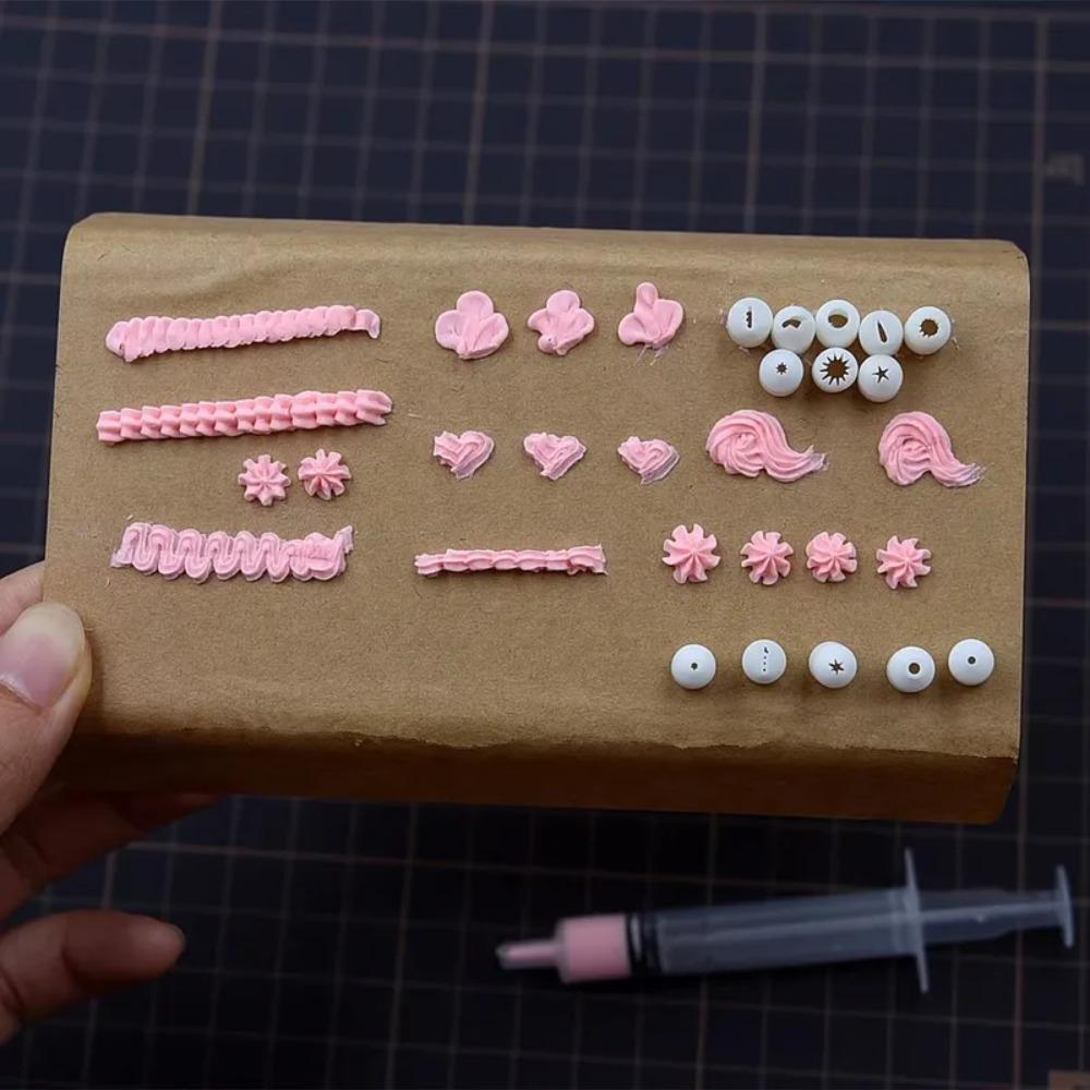 DIY Cupcake Piping Tip Tools Scratch Resistant Clay Nozzles Mini Icing Piping Nozzles  Cream