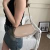 Minimalist Style Fashionable One Shoulder Underarm Bag New Fashionable Candy Color Crossbody Bag Commuting Hand Saddle Bag