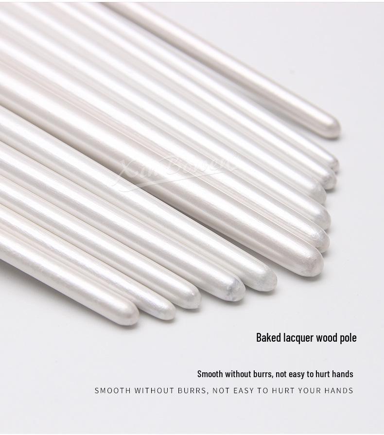 Children's 12-Piece Nylon Hair Paintbrush Set for Watercolor and Oil Painting