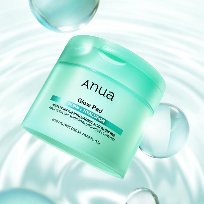 Anua PDRN 100 Hyaluronic Acid Glow Pad 180ml 60EA
