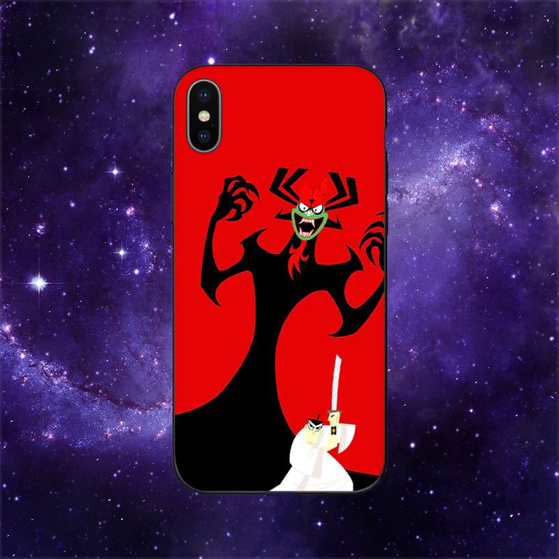 

Мультяшный чехол для телефона Самурай Джек для iPhone 11 12 Mini 13 Pro XS Max X 8 7 6s Plus 5 SE XR iPhone13PROMAX