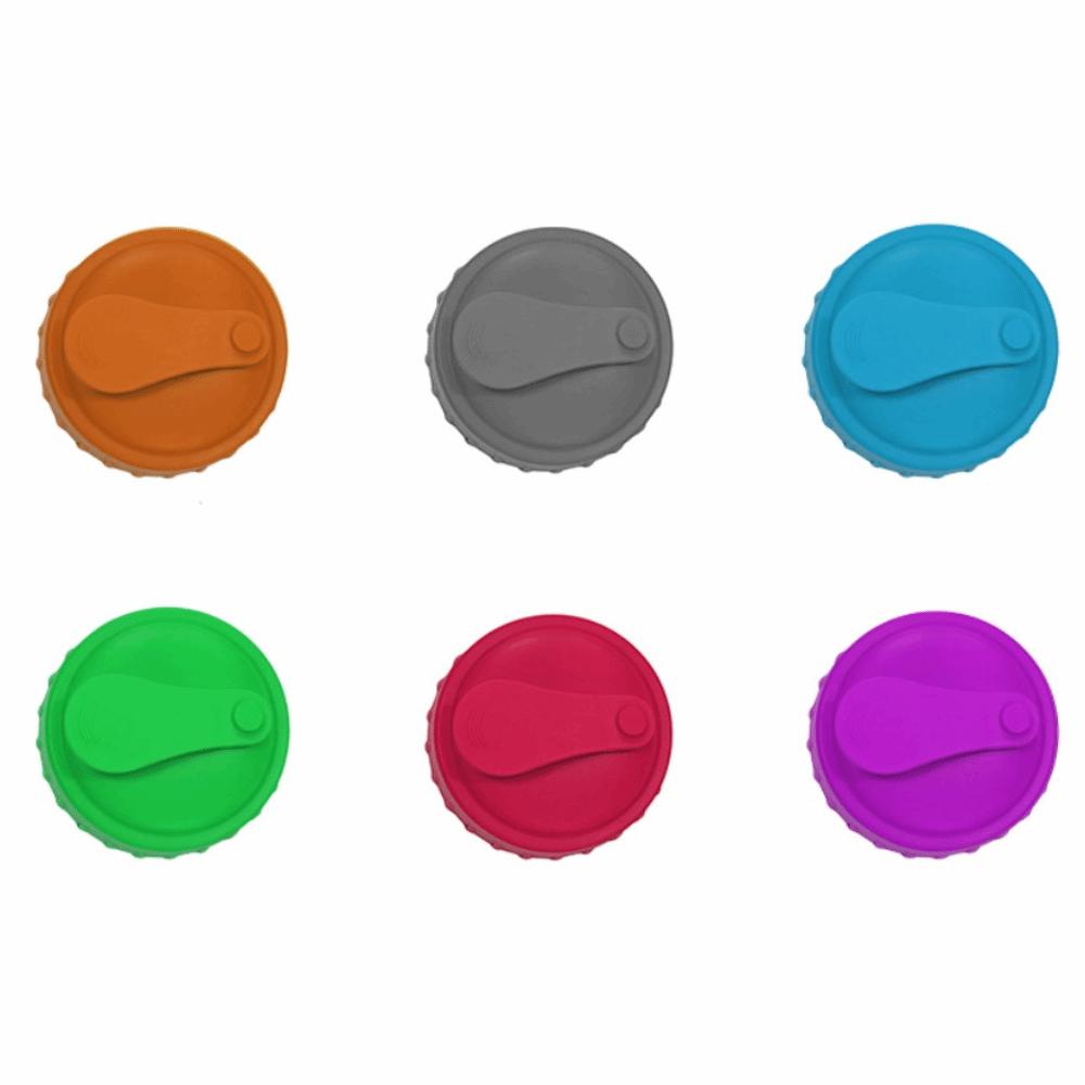 Reusable Soda Can Lids Leakproof Seal Silicone Material Leakproof Drink Protectors Eco-Friendly Universal Fit