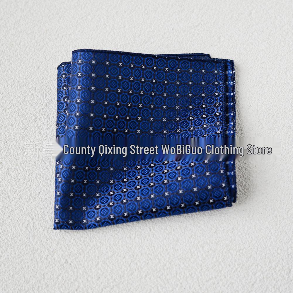 Britischer Retro-Blumen-Einstecktuch: Herren Business-Anzugtaschentuch im koreanischen Stil Formale Kleidung Accessoire