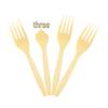 Einweg-Plastikgabeln (60 zählen)