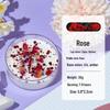 Scented Soy Wax Candles with Dried Flowers and Glitter - Crystal Shell Collection Gift Set