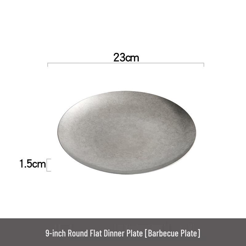 304 Stainless Steel Round Dinner Plate