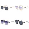 Fashion Stylish Metal Large Frame Sunglasses Square Outdoor Protection Sun