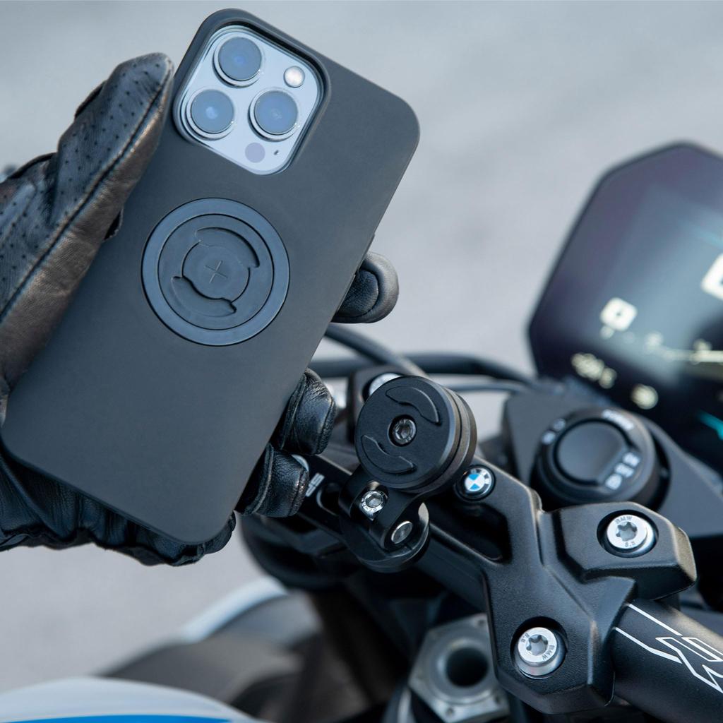 SP CONNECT Bar Clamp Mount Pro Motorcycle Mount Motorcycle Smartphone Holder 53232 SPC+