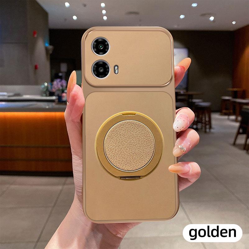 For Motorola Moto G34 Case Motorola Moto G35 Cover Phone Case Back Bumper Shockproof Soft Fundas Luxury Shockproof Bracket