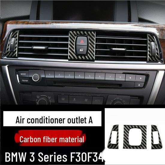 BMW 3 Series GT 320li Carbon Fiber Gear Panel Center Console Accessory