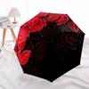 1pc Rose Pattern Automatic Open/close, All-Season Portable Folding Umbrella for Friends, Travel, Everyday, Events  yy250812144