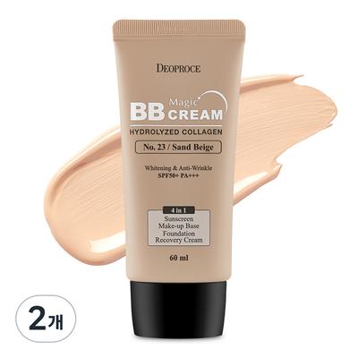 Magic BB Cream SPF50+ PA+++ 60ml, Nein. 23 Sandbeige, 2 Stück