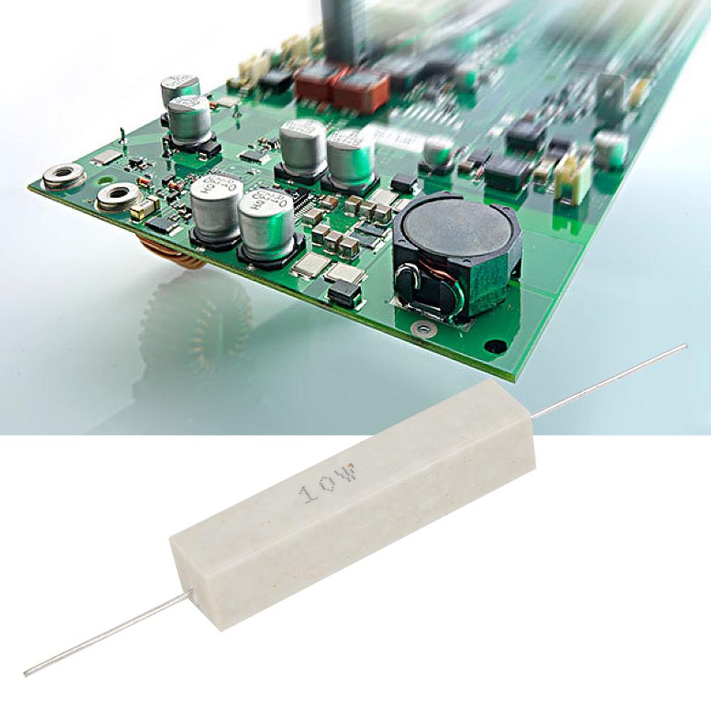 10Pcs Cement Resistor Power Resistance Stable Performance High Accuracy +Celsius-5% 10W(10K)
