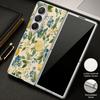 Pastoral Wildflower Case For Samsung Z Fold 8 Ultra 7 6 5 Hybrid 3in1 Leather Skin Plating Folding Phone Cover For Galaxy Z Fold8 Fold7 Fold6
