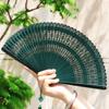 336 Chinese Style All-Bamboo Fan for Women, Hollow Folding Fan, Traditional Portable Easy-To-Open and Close Fan, Hanfu Dance Fan, Gift Fan