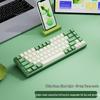 BOW Hot-Swappable Wired Mechanical Keyboard - Universal Compact Gaming with Small Red/Brown Switches, 68 Keys