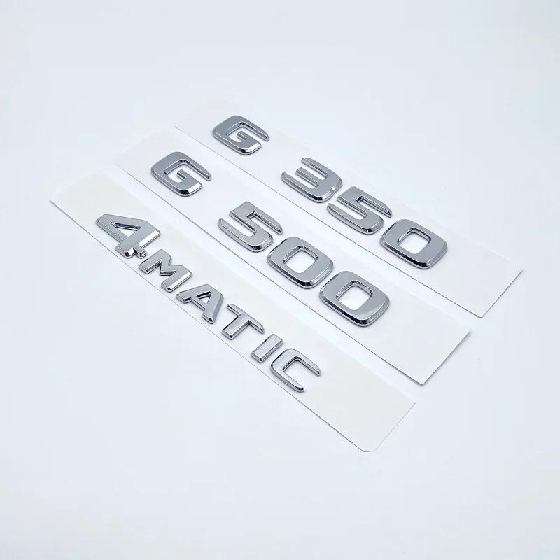 For Mercedes Benz Amg Car Trunk Letters Logo Alphabet Badge Emblem Decal Sticker For Mercedes Benz G Class G55 G63 G65 G350d G500 4X4 W461 W463 W464