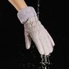 FallSeason and ColdSeason Style Warm Gloves Ladies Driving Plus Velvet Warm Touch Screen Non Slip ColdSeason Skiing Waterproof Cycling