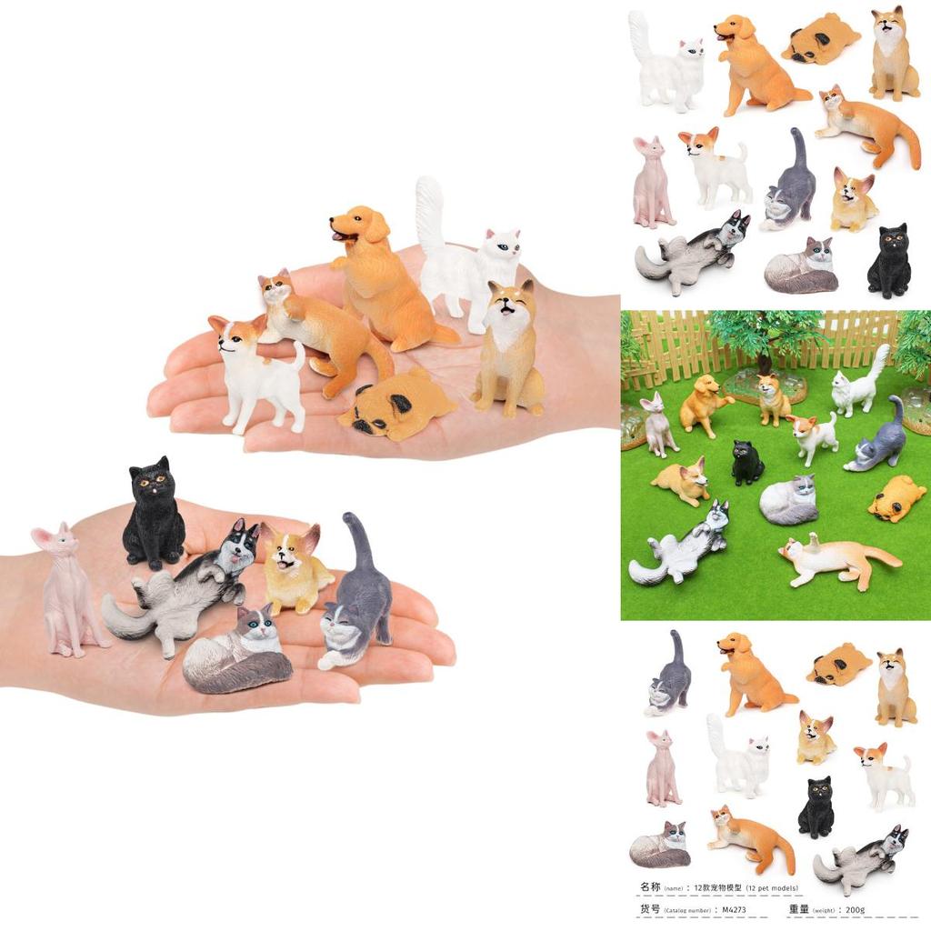 Pet Animal Replica Pvc Sculpture For Kids Playroom And Collectible Display